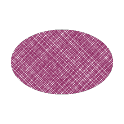 set de table textilise ovale 21 x 33